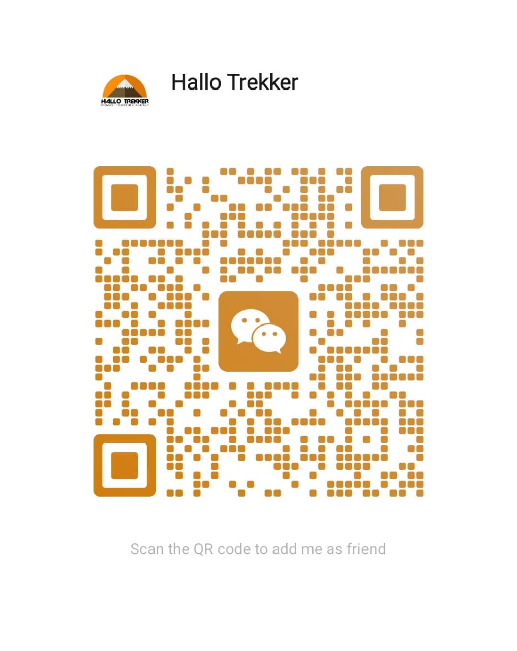 WeChat QR Hallo Trekker